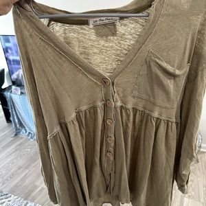 We the free free people brand green top